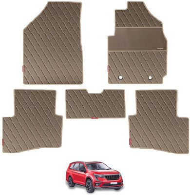 elegant Leatherite Standard Mat For  Mahindra XUV 700 (5 Seater)(Black, Beige)