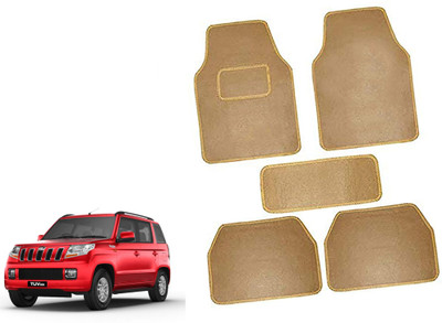 AUTO PEARL Polyester Standard Mat For  Mahindra TUV 300(Beige)