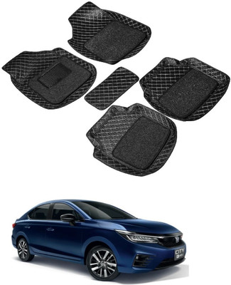 arneja trading company Leatherite 7D Mat For  Honda City e-HEV(Black)