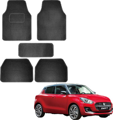 INSURE AUTOMOTIVE Vinyl Standard Mat For  Maruti Suzuki New Swift(Black)