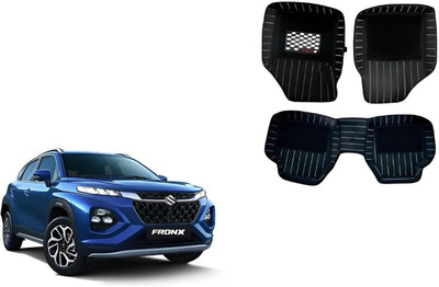 Autorepute Leather 9D Mat For  Maruti Suzuki Fronx(Black)