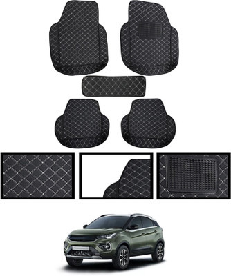 MATIES Leatherite 7D Mat For  Tata Universal For Car(Black)