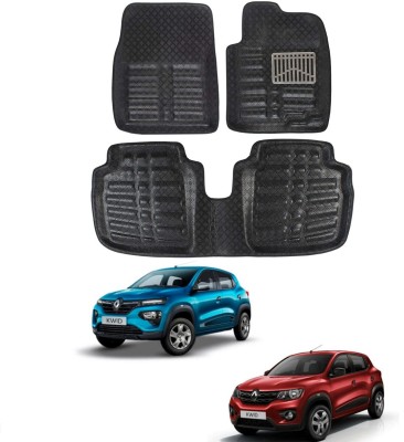 Ds enterprise PVC 5D Mat For  Renault Kwid(Black)