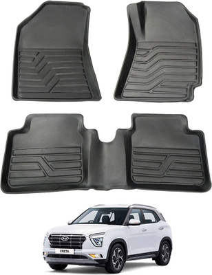 AYW PVC Tray Mat For  Hyundai Creta(Black)