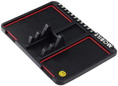 GS Grow n Shine Rubber Standard Mat For  Mahindra Logan(Black)