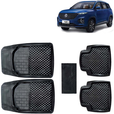 Kingsway PVC Tray Mat For  MG Hector Plus(Black)