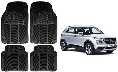 SLSHILPA Rubber Standard Mat For  Hyundai Venue(Black)