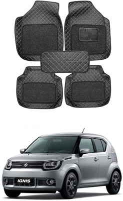 arneja trading company Leatherite 7D Mat For  Maruti Suzuki Ignis(Black)