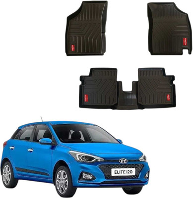 AUTOMOXCO TPV Tray Mat For  Hyundai Elite i20(Black)