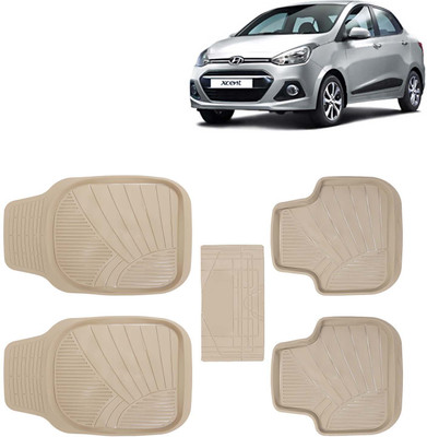 Kingsway PVC Tray Mat For  Hyundai Xcent(Beige)