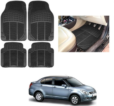 ROSHNEER ENTERPRISES Rubber Standard Mat For  Maruti Swift Dzire(Black)