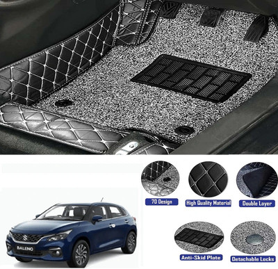 KUNTAIL ENTERPRISES Leather 7D Mat For  Maruti Baleno(Black)