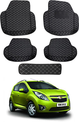 RKPSP Leatherite 7D Mat For  Chevrolet Beat(Black)