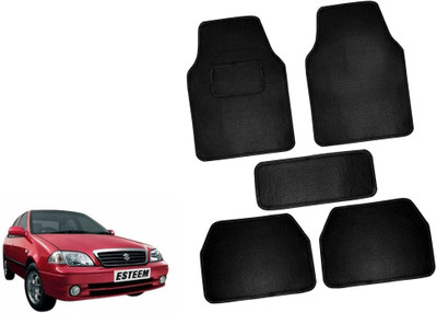 AUTO PEARL Polyester Standard Mat For  Maruti Esteem(Black)