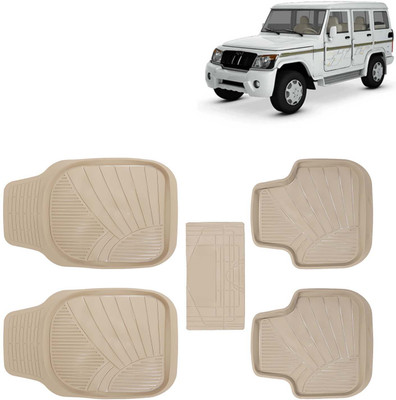 Kingsway PVC Tray Mat For  Mahindra Bolero(Beige)