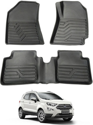 AYW PVC Tray Mat For  Ford Ecosport(Black)