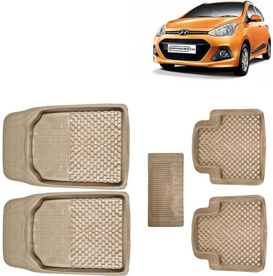 Kingsway PVC Tray Mat For  Hyundai Grand i10(Beige)