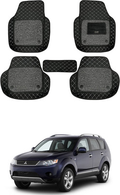 MATIES Leatherite 7D Mat For  Mitsubishi Outlander(Black)