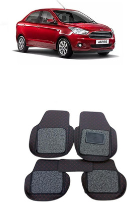 arneja trading company Leatherite 7D Mat For  Ford Aspire(Red, Black)