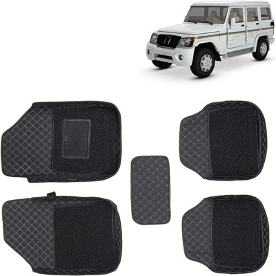 Kingsway Leatherite 7D Mat For  Mahindra Bolero(Black)