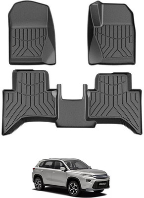 RKPSP PVC Tray Mat For  Toyota Universal For Car(Black)