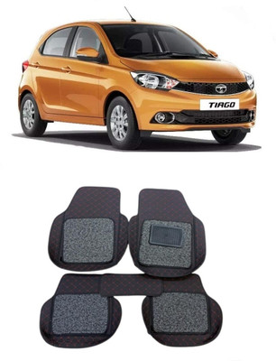 arneja trading company Leatherite 7D Mat For  Tata Tiago(Red, Black)