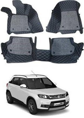 VIAZ VENTURES Leatherite 7D Mat For  Maruti Suzuki Vitara Brezza(Black)