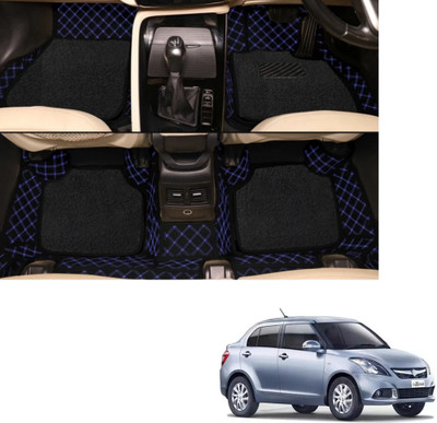 Autoclow Leatherite 7D Mat For  Maruti Suzuki Swift Dzire(Blue, Black)