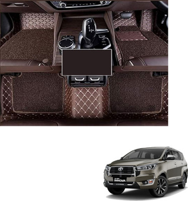 Autoclow Leatherite 7D Mat For  Toyota Innova Crysta(Brown, Brown)