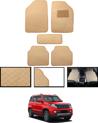 MATIES Leatherite Standard Mat For  Mahindra TUV 300(Beige)