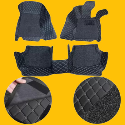 AUTOFIIX Leatherite 7D Mat For  Maruti Suzuki New Brezza(Black)