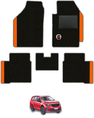 elegant Polypropylene Standard Mat For  Mahindra XUV 700 (5 Seater)(Black, Orange)