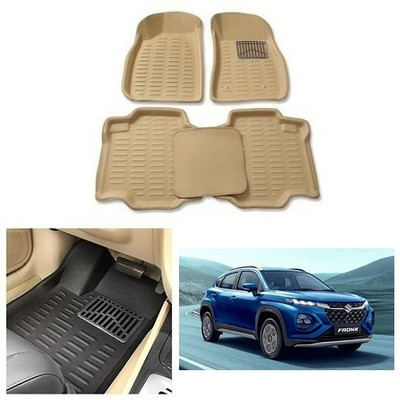 After cars Plastic 3D Mat For  Maruti NA(Beige)