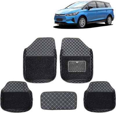 Kingsway Leatherite 7D Mat For  Universal For Car(Black)