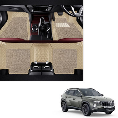 Autoclow Leatherite 7D Mat For  Hyundai Tucson(Beige, Beige)
