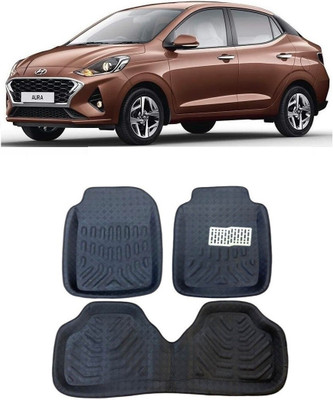 ARNEJA Polyutherine 3D Mat For  Hyundai Aura(Black)