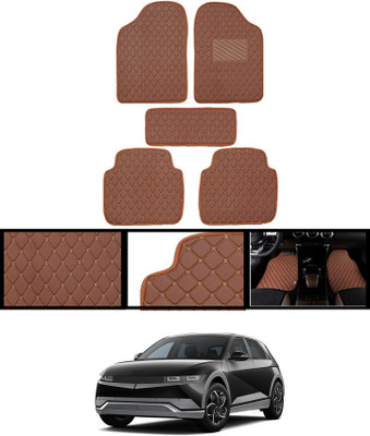AYW Leatherite Standard Mat For  Maruti IONIQ 5(Orange)