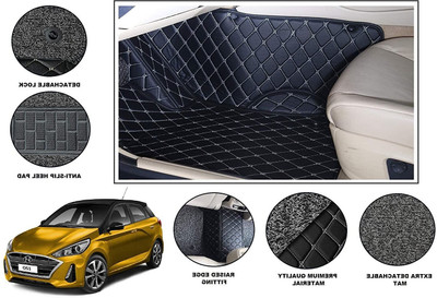 STYLE CHOICE Leather 7D Mat For  Hyundai i20(Black)