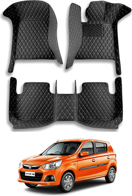 MATIES Leatherite 7D Mat For  Maruti Suzuki Alto K10(Black)