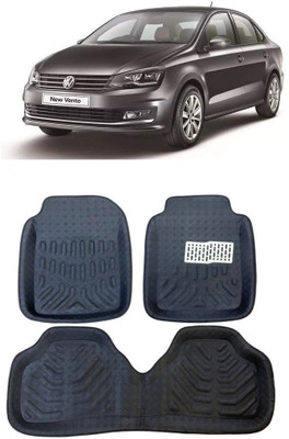 ARNEJA Polyutherine 3D Mat For  Volkswagen Vento(Black)
