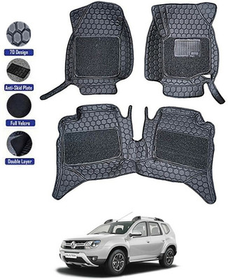 RKPSP Leatherite 7D Mat For  Renault Duster(Black)