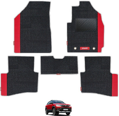 elegant Polypropylene Standard Mat For  Maruti New Brezza(Black, Red)