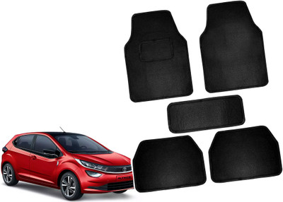 AUTO PEARL Polyester Standard Mat For  Tata Altroz(Black)