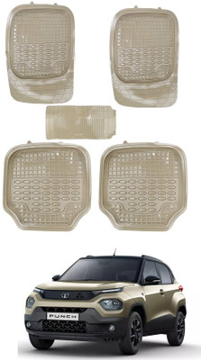 AuTO ADDiCT PVC Tray Mat For  Tata Punch(Beige)