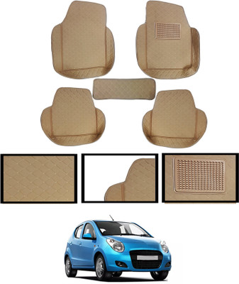 ABJD Leatherite 7D Mat For  Maruti Suzuki Universal For Car(Beige)