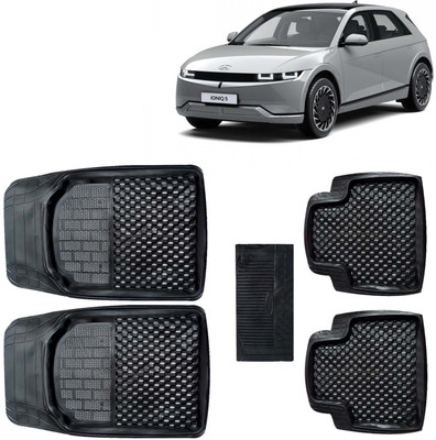Kingsway PVC Tray Mat For  Hyundai Universal For Car(Black)