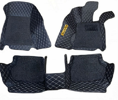 TOFIT ENTERPRISE Leather 7D Mat For  Maruti Wagon R 1.0(Black)