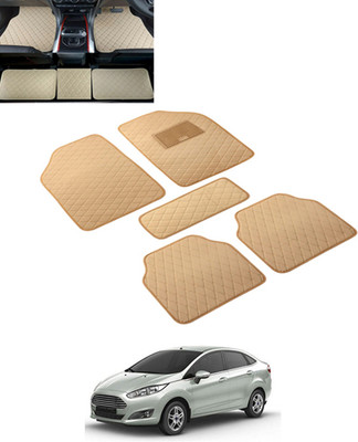 MSNP Leatherite Standard Mat For  Fiesta(Beige)