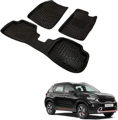 KOZDIKO Plastic 3D Mat For  Kia Sonet(Black)