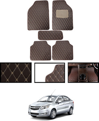 AYW Leatherite Standard Mat For  Chevrolet Sail(Beige)